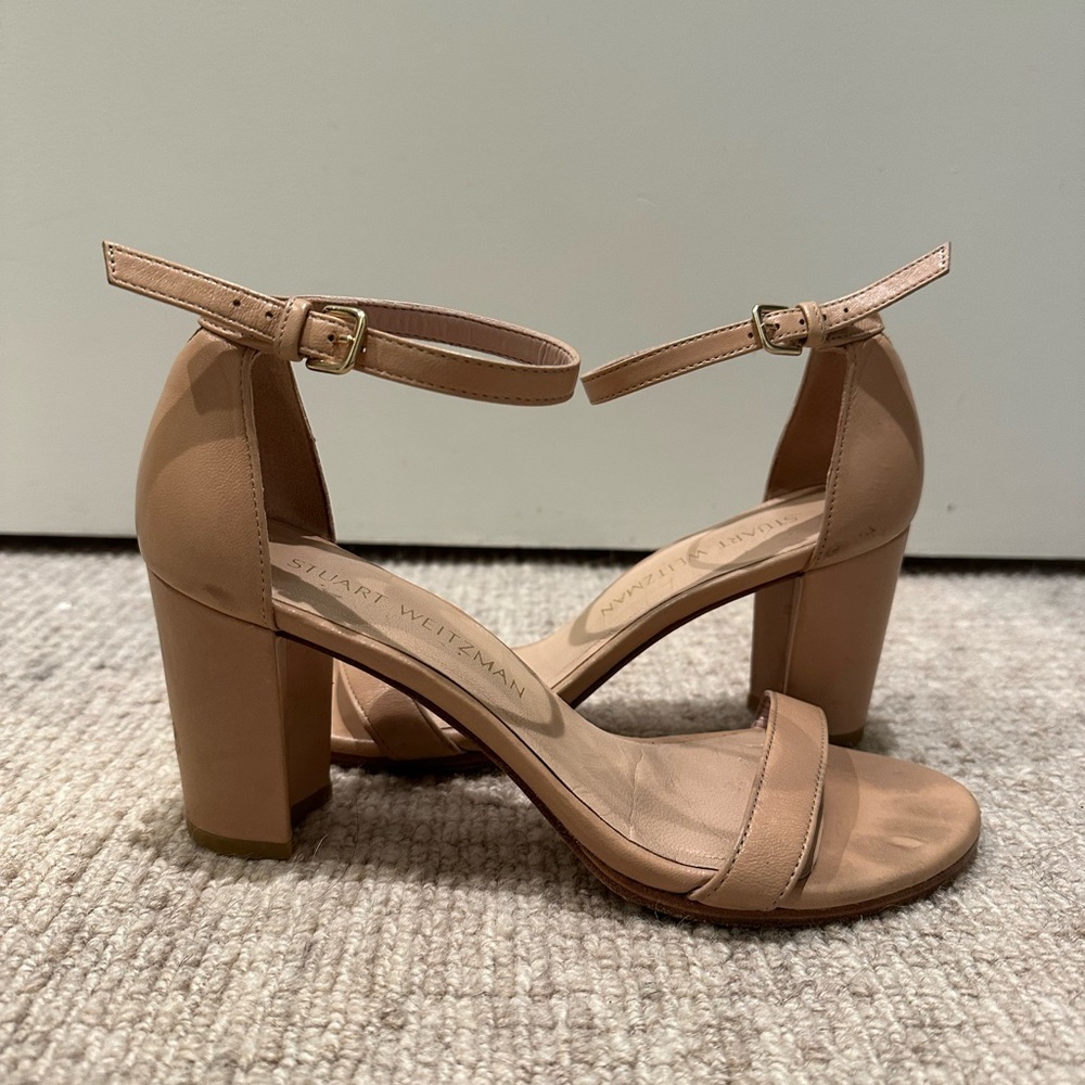 Stuart Weitzman Nude Sandals